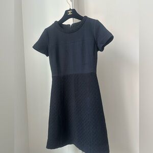 CHANEL Black Textured Dress